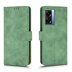 Custodia Portafoglio In Pelle Cover con Supporto L01Z per Oppo A77 5G Verde