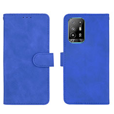 Custodia Portafoglio In Pelle Cover con Supporto L01Z per Oppo A94 5G Blu