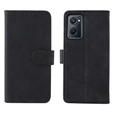 Custodia Portafoglio In Pelle Cover con Supporto L01Z per Oppo K10 4G Nero