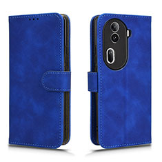 Custodia Portafoglio In Pelle Cover con Supporto L01Z per Oppo Reno11 Pro 5G Blu