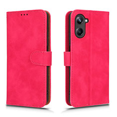 Custodia Portafoglio In Pelle Cover con Supporto L01Z per Realme 10 Pro 5G Rosa Caldo