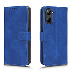 Custodia Portafoglio In Pelle Cover con Supporto L01Z per Realme 10S 5G Blu