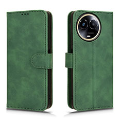 Custodia Portafoglio In Pelle Cover con Supporto L01Z per Realme 11 5G Verde