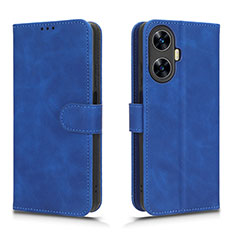 Custodia Portafoglio In Pelle Cover con Supporto L01Z per Realme C55 Blu