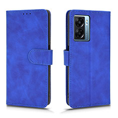 Custodia Portafoglio In Pelle Cover con Supporto L01Z per Realme Narzo 50 5G Blu