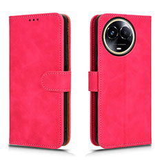 Custodia Portafoglio In Pelle Cover con Supporto L01Z per Realme Narzo 60x 5G Rosa Caldo