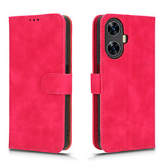 Custodia Portafoglio In Pelle Cover con Supporto L01Z per Realme Narzo N55 Rosa Caldo