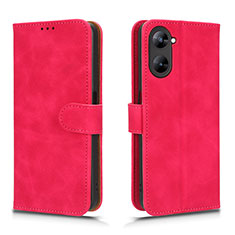 Custodia Portafoglio In Pelle Cover con Supporto L01Z per Realme V30t 5G Rosa Caldo