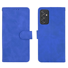 Custodia Portafoglio In Pelle Cover con Supporto L01Z per Samsung Galaxy A05s Blu
