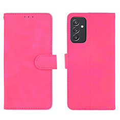 Custodia Portafoglio In Pelle Cover con Supporto L01Z per Samsung Galaxy A05s Rosa Caldo