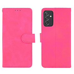Custodia Portafoglio In Pelle Cover con Supporto L01Z per Samsung Galaxy A15 5G Rosa Caldo