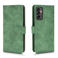 Custodia Portafoglio In Pelle Cover con Supporto L01Z per Samsung Galaxy F13 4G Verde