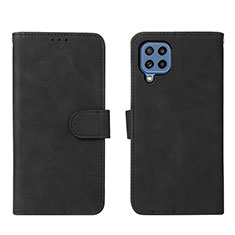 Custodia Portafoglio In Pelle Cover con Supporto L01Z per Samsung Galaxy M32 4G Nero