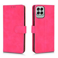Custodia Portafoglio In Pelle Cover con Supporto L01Z per Samsung Galaxy M33 5G Rosa Caldo