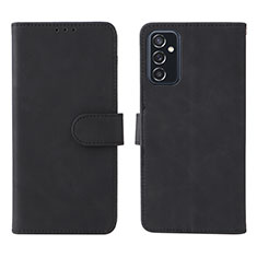 Custodia Portafoglio In Pelle Cover con Supporto L01Z per Samsung Galaxy M52 5G Nero