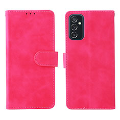 Custodia Portafoglio In Pelle Cover con Supporto L01Z per Samsung Galaxy M52 5G Rosa Caldo