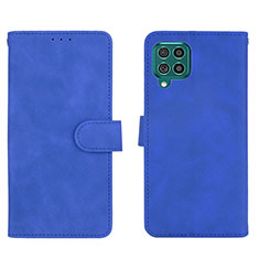 Custodia Portafoglio In Pelle Cover con Supporto L01Z per Samsung Galaxy M62 4G Blu