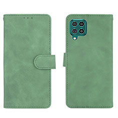 Custodia Portafoglio In Pelle Cover con Supporto L01Z per Samsung Galaxy M62 4G Verde