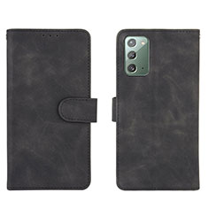 Custodia Portafoglio In Pelle Cover con Supporto L01Z per Samsung Galaxy Note 20 5G Nero
