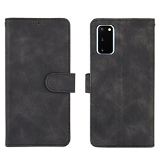 Custodia Portafoglio In Pelle Cover con Supporto L01Z per Samsung Galaxy S20 FE 5G Nero