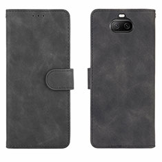 Custodia Portafoglio In Pelle Cover con Supporto L01Z per Sony Xperia 8 Nero