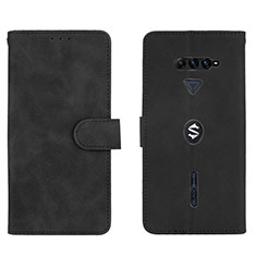 Custodia Portafoglio In Pelle Cover con Supporto L01Z per Xiaomi Black Shark 4 5G Nero
