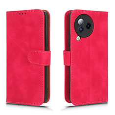 Custodia Portafoglio In Pelle Cover con Supporto L01Z per Xiaomi Civi 3 5G Rosa Caldo
