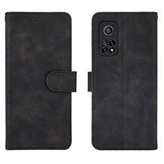 Custodia Portafoglio In Pelle Cover con Supporto L01Z per Xiaomi Mi 10T 5G Nero