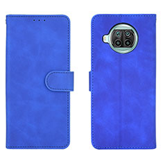 Custodia Portafoglio In Pelle Cover con Supporto L01Z per Xiaomi Mi 10T Lite 5G Blu
