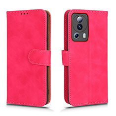 Custodia Portafoglio In Pelle Cover con Supporto L01Z per Xiaomi Mi 12 Lite NE 5G Rosa Caldo