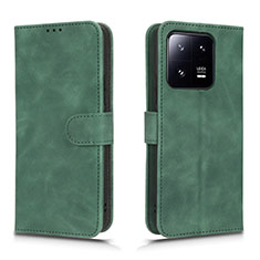 Custodia Portafoglio In Pelle Cover con Supporto L01Z per Xiaomi Mi 13 Pro 5G Verde