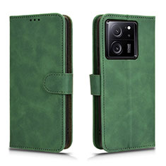 Custodia Portafoglio In Pelle Cover con Supporto L01Z per Xiaomi Mi 13T 5G Verde