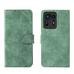 Custodia Portafoglio In Pelle Cover con Supporto L01Z per Xiaomi Mi Mix 4 5G Verde