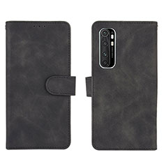 Custodia Portafoglio In Pelle Cover con Supporto L01Z per Xiaomi Mi Note 10 Lite Nero