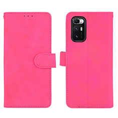 Custodia Portafoglio In Pelle Cover con Supporto L01Z per Xiaomi Mix Fold 5G Rosa Caldo