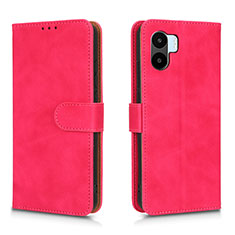 Custodia Portafoglio In Pelle Cover con Supporto L01Z per Xiaomi Poco C51 Rosa Caldo