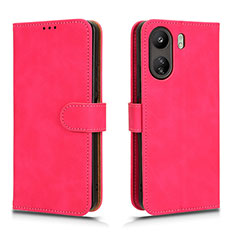 Custodia Portafoglio In Pelle Cover con Supporto L01Z per Xiaomi Poco C65 Rosa Caldo