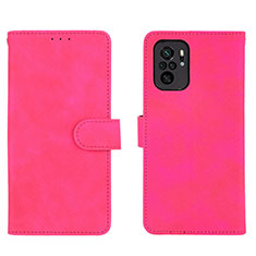 Custodia Portafoglio In Pelle Cover con Supporto L01Z per Xiaomi Poco M5S Rosa Caldo