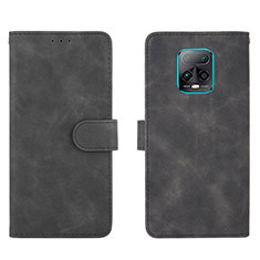 Custodia Portafoglio In Pelle Cover con Supporto L01Z per Xiaomi Redmi 10X 5G Nero
