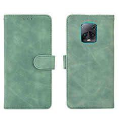 Custodia Portafoglio In Pelle Cover con Supporto L01Z per Xiaomi Redmi 10X Pro 5G Verde