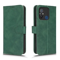 Custodia Portafoglio In Pelle Cover con Supporto L01Z per Xiaomi Redmi 11A 4G Verde