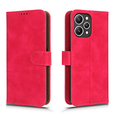 Custodia Portafoglio In Pelle Cover con Supporto L01Z per Xiaomi Redmi 12 4G Rosa Caldo