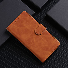 Custodia Portafoglio In Pelle Cover con Supporto L01Z per Xiaomi Redmi 9 Marrone