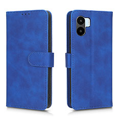 Custodia Portafoglio In Pelle Cover con Supporto L01Z per Xiaomi Redmi A2 Plus Blu