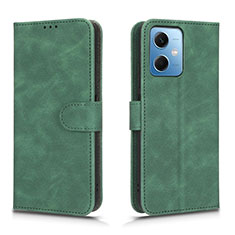 Custodia Portafoglio In Pelle Cover con Supporto L01Z per Xiaomi Redmi Note 12 5G Verde