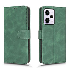 Custodia Portafoglio In Pelle Cover con Supporto L01Z per Xiaomi Redmi Note 12 Pro 5G Verde