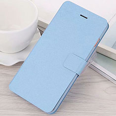 Custodia Portafoglio In Pelle Cover con Supporto L02 per Huawei Mate 20 Lite Blu