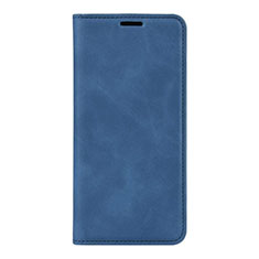 Custodia Portafoglio In Pelle Cover con Supporto L02 per Huawei P40 Blu