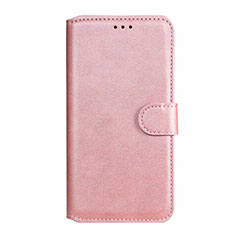 Custodia Portafoglio In Pelle Cover con Supporto L02 per Motorola Moto E6s (2020) Oro Rosa
