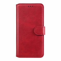 Custodia Portafoglio In Pelle Cover con Supporto L02 per Motorola Moto E6s (2020) Rosso